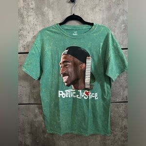 Tupac - Poetic Justice - Philcos - Green - Size Adult Medium